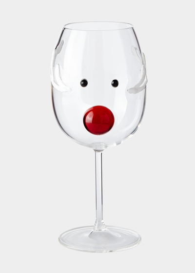 Massimo Lunardon Reindeer Wine Glass