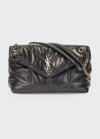 SAINT LAURENT LOU PUFFER TOY YSL CROSSBODY BAG IN QUILTED LEATHER