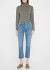 Majestic Soft-touch Turtleneck In 008 Militaire