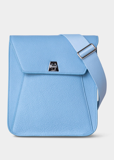 Akris Anouk Small Leather Messenger Bag In Powder Blue