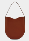 Il Bisonte Roseto Vacchetta Leather Hobo Bag In Chocolate