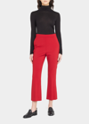 Max Mara Nepeta Ankle Pants In Red