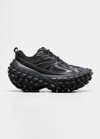 Balenciaga Bouncer Panelled Chunky Sneakers In Black