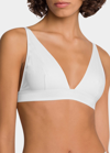 WOLFORD BEAUTY RIBBED TRIANGLE BRALETTE