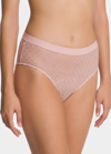 WOLFORD SHEER LOGO-EMBROIDERED MODERN BRIEF