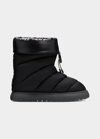 Moncler Puffer Boot In Black
