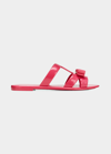 Ferragamo Jelly Sandal In Pink