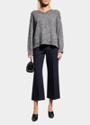 Max Mara Como Cashmere Blend Sweater In China Blue