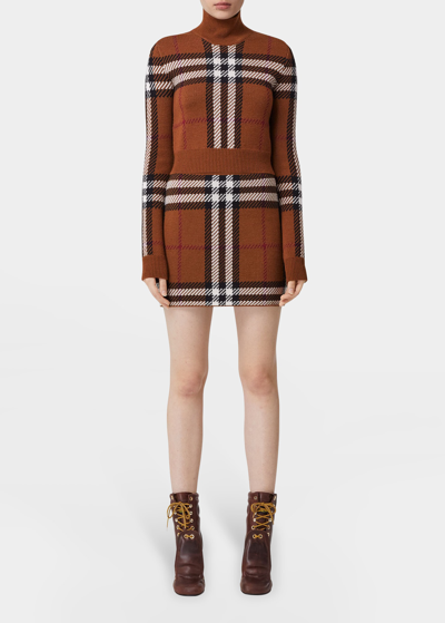 Burberry Kerry Knit In Brown