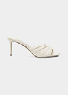 Jimmy Choo Basil Napa Mule Sandals In Latte