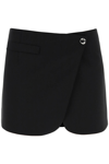 Coperni Jupe Courte Asymétrique In Black