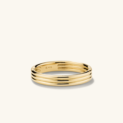 Mejuri Coil Stacker Ring In Vermeil