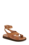 Madewell The Natasha Flatform Sandal In Desert Camel