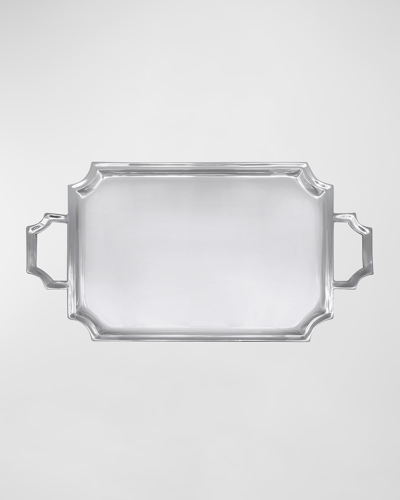 Mariposa Linzee Handled Serving Tray In Multi
