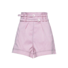 Philosophy Di Lorenzo Serafini High Waist Denim Shorts In Red