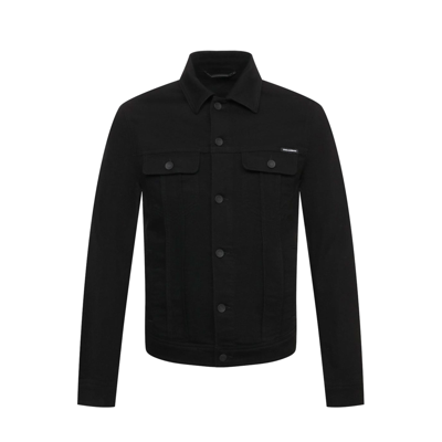 Dolce & Gabbana Black Stretch Denim Jacket