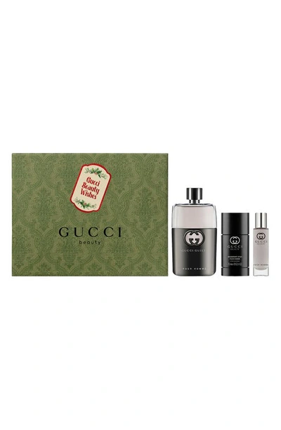 Gucci Guilty Pour Homme Fragrance Set Usd $166 Value