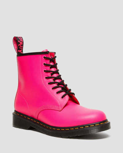 Dr. Martens' 1460 Smooth Leather Lace Up Boots In Pink
