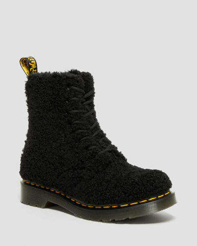 Dr. Martens 1460 Pascal Women's Faux Shearling Boots In Black