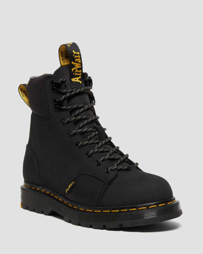 Dr. Martens 1460 Trinity Waterproof Slip Resistant Boots In Black