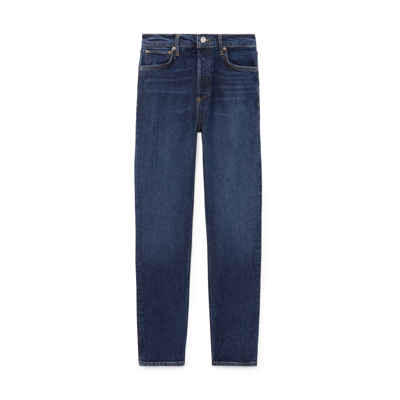 Agolde Riley Long Jeans In Blue