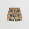 BURBERRY BURBERRY CHILDRENS VINTAGE CHECK SWIM SHORTS