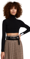 Rokh Back Ribbon Cropped Mask Top