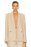 Wardrobe.nyc Hb Blazer In Beige