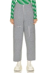 Zankov Gray Kasimir Lounge Pants In Grey Melange