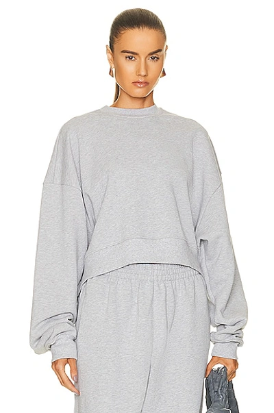 Wardrobe.nyc Wardrobe. Nyc Hb Track Top In Grey Marl