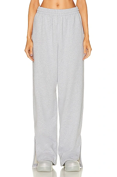 Wardrobe.nyc Hb Track Pants In Grey Marl