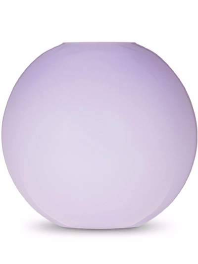 Dolce & Gabbana Small Murano Glass Vase In Purple
