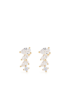 Carat London Abigail Stud Earrings In Gold