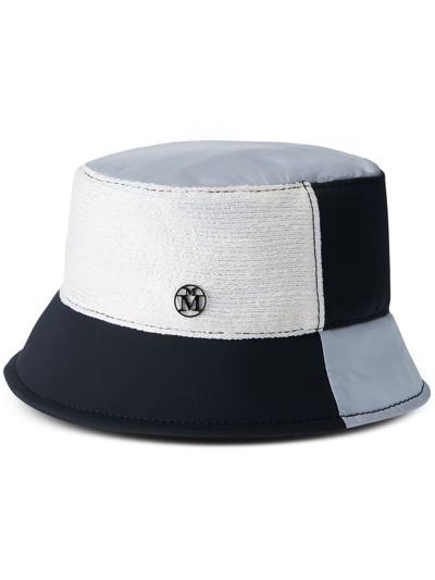 Maison Michel Axel Colour-block Bucket Hat In White