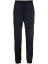 Zegna Navy Blue High Performance Wool Joggers In Blue