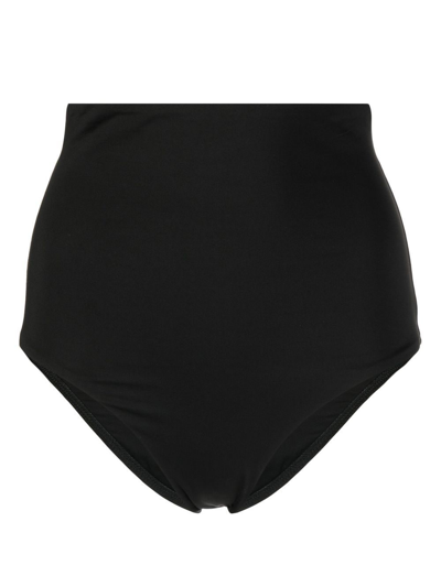 Bondi Born Lani High-waisted Bikini Bottoms In Black