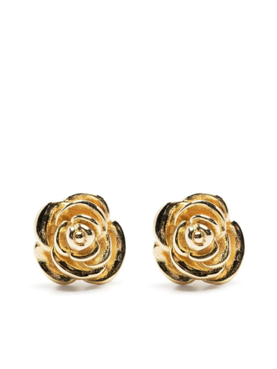 Stolen Girlfriends Club 18kt Gold Plated Rose Bud Earring