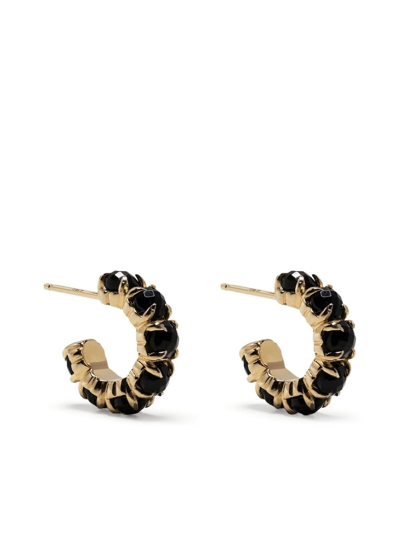 Stolen Girlfriends Club Halo 9kt Cluster Earring In Black