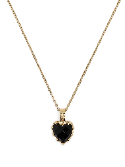 Stolen Girlfriends Club Love Claw Onyx-detail Necklace In Gold