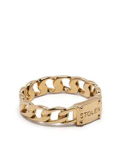 Stolen Girlfriends Club Slim Curb Gold Ring