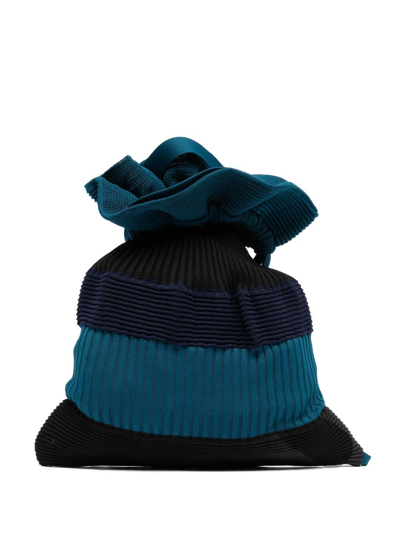 Cfcl Strata Ribbed-knit Backpack In Blue