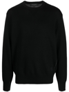 Rag & Bone Nolan Cotton Blend Crewneck Sweater In Black