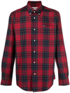 Barbour Wetherham Tailored Fit Plaid Button-down Shirt In Red