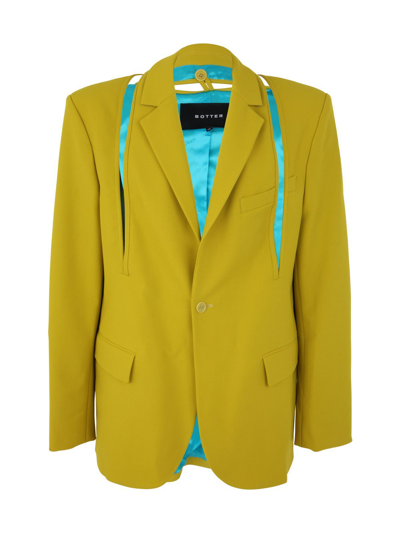 Botter Dive Blazer In Suit Lime