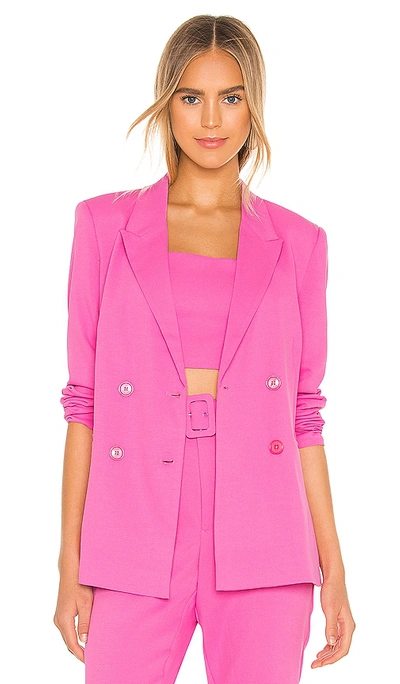 Bardot Parisienne Blazer In Pink Pop