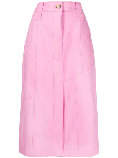 Rejina Pyo Riley 拼接设计半身裙 In Pink