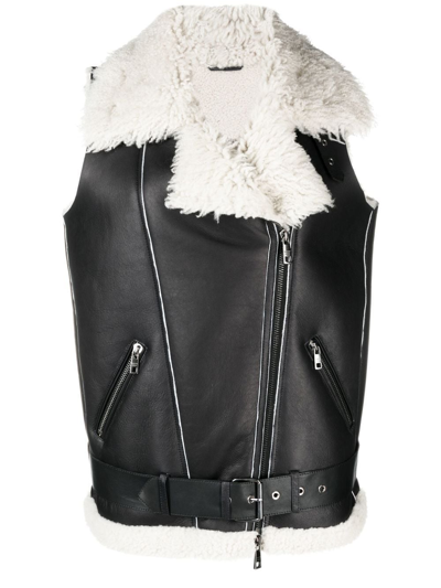 Giorgio Brato Womens Black Outerwear Jacket In Black White