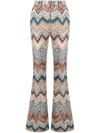 MISSONI ZIGZAG-PATTERN KNITTED TROUSERS