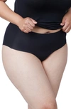 Spanx Ahhh-llelujah® Fit To You Pima Cotton Briefs In Very Black