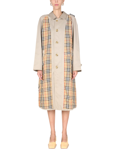 1/off Remade Burberry Trench Unisex In Multicolor